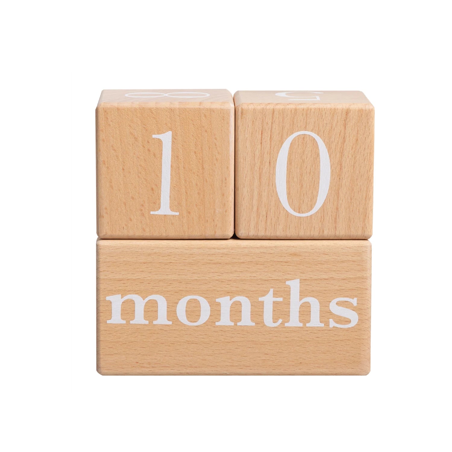 Bloques de madera naturales, 10 meses, decoración infantil