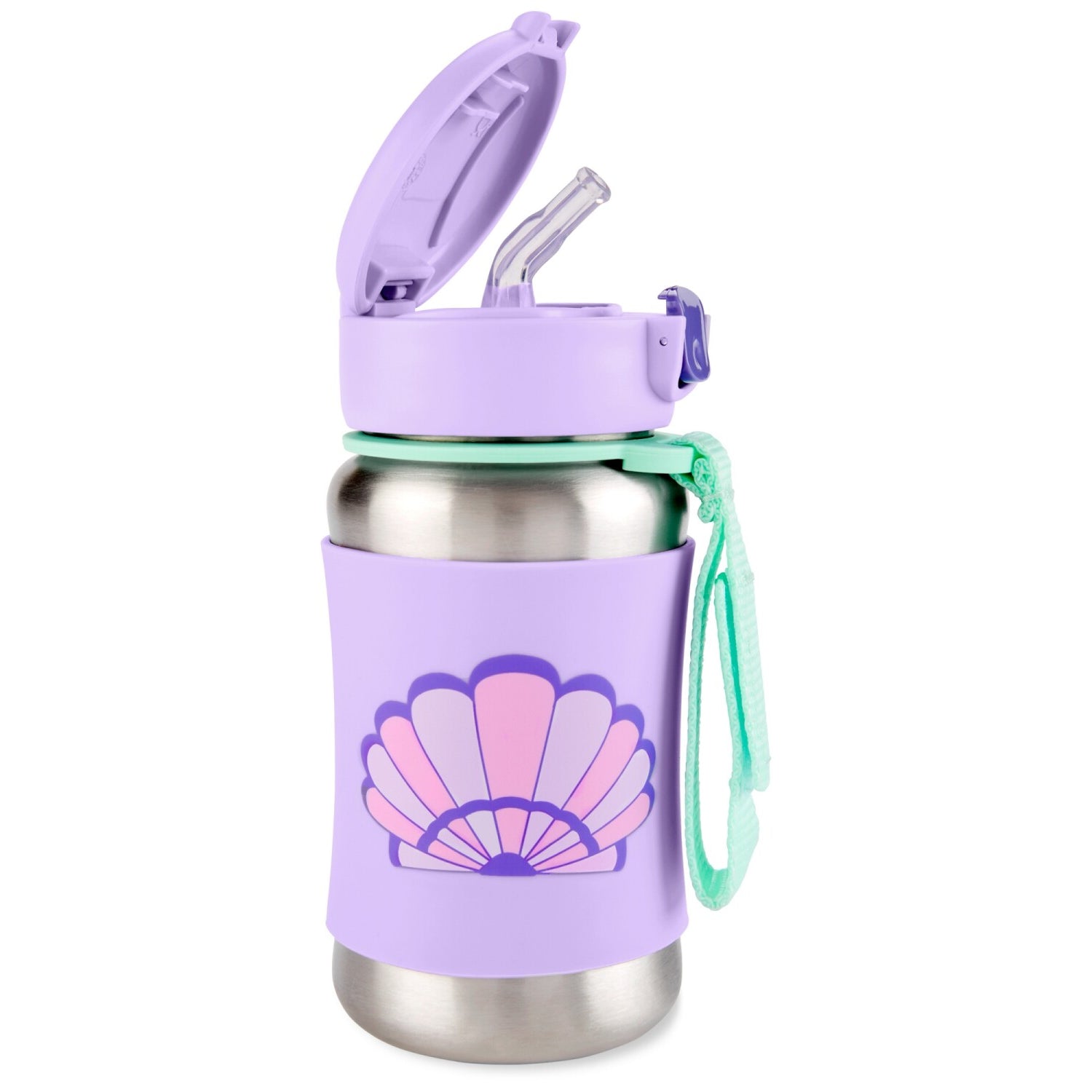 Botella Térmica Skip Hop Spark 9R161110 - Vaso de Acero Inoxidable con Sorbete Diseño Seashell
