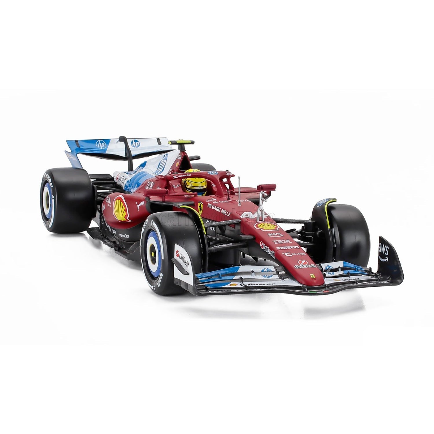 Carro F1 rojo Maisto, vista lateral, modelo detallado y coleccionable