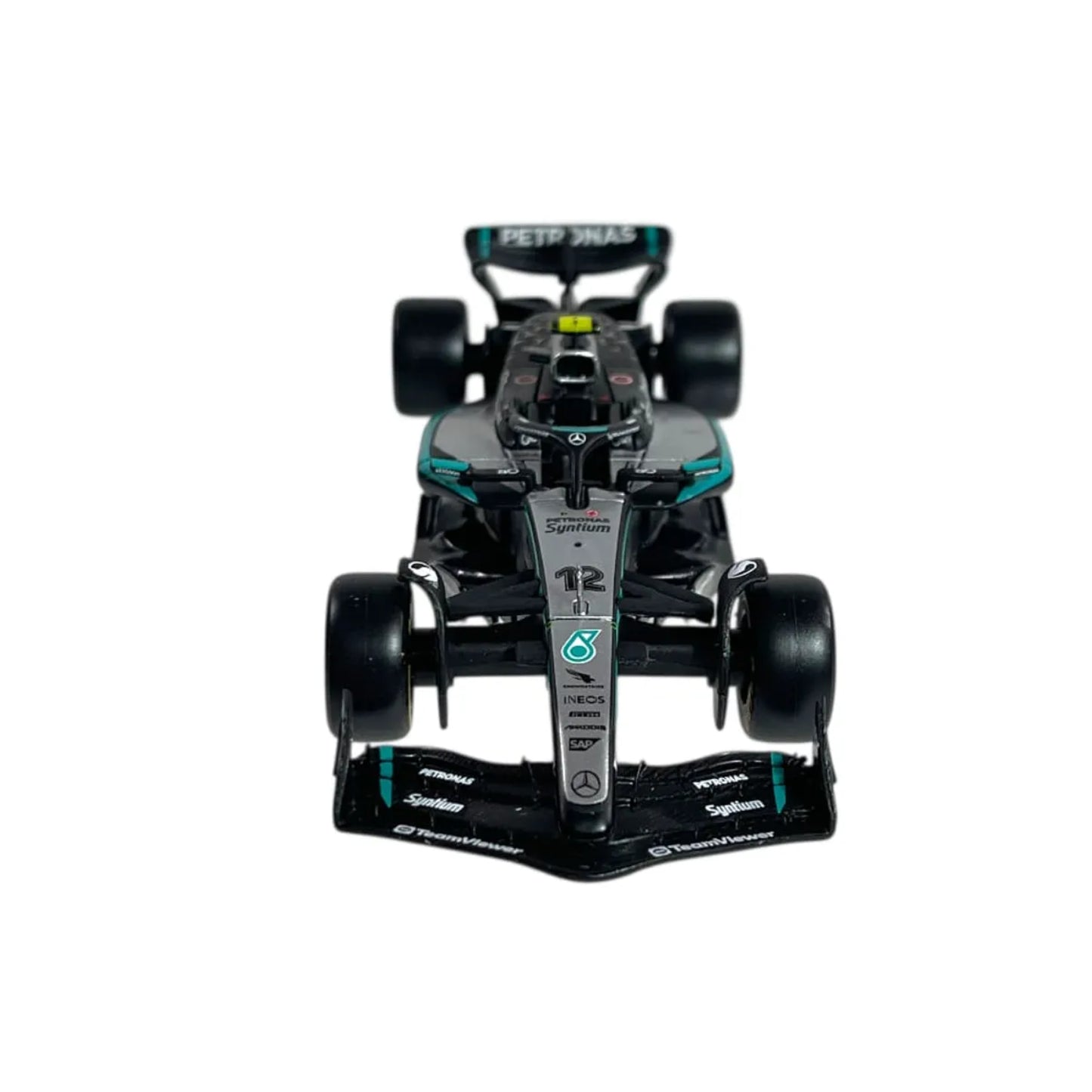 Carro de carrera negro modelo MAISTO vista frontal