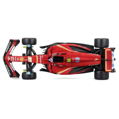 Carro Fórmula 1 rojo, vista superior, modelo detallado de MAISTO