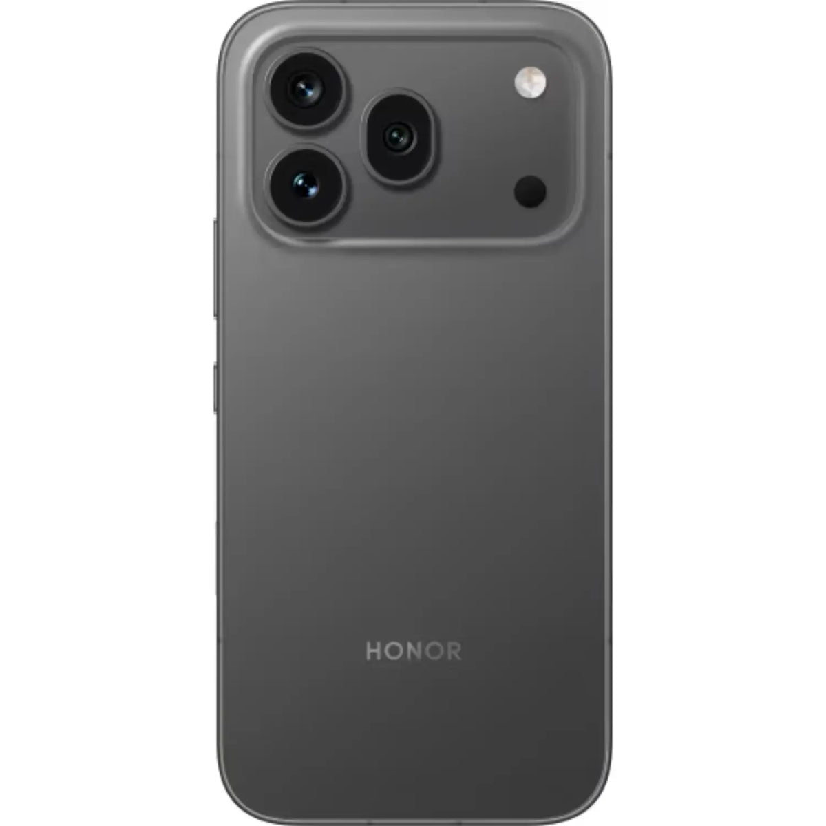celular honor gris vista posterior, moderno y elegante