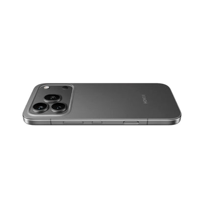 Celular Honor gris lateral, diseño elegante y moderno