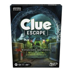 Juego de mesa Clue Escape La Exposición Universal, caja frontal, diversión en grupo