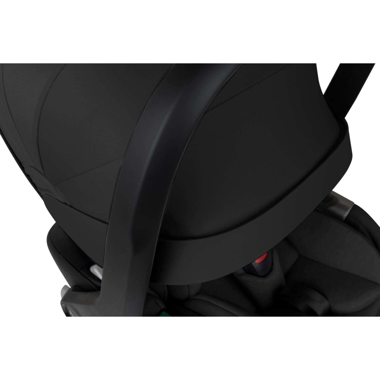 Coche negro SILVER CROSS, vista aérea del asiento y base