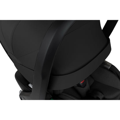Coche negro SILVER CROSS, vista aérea del asiento y base