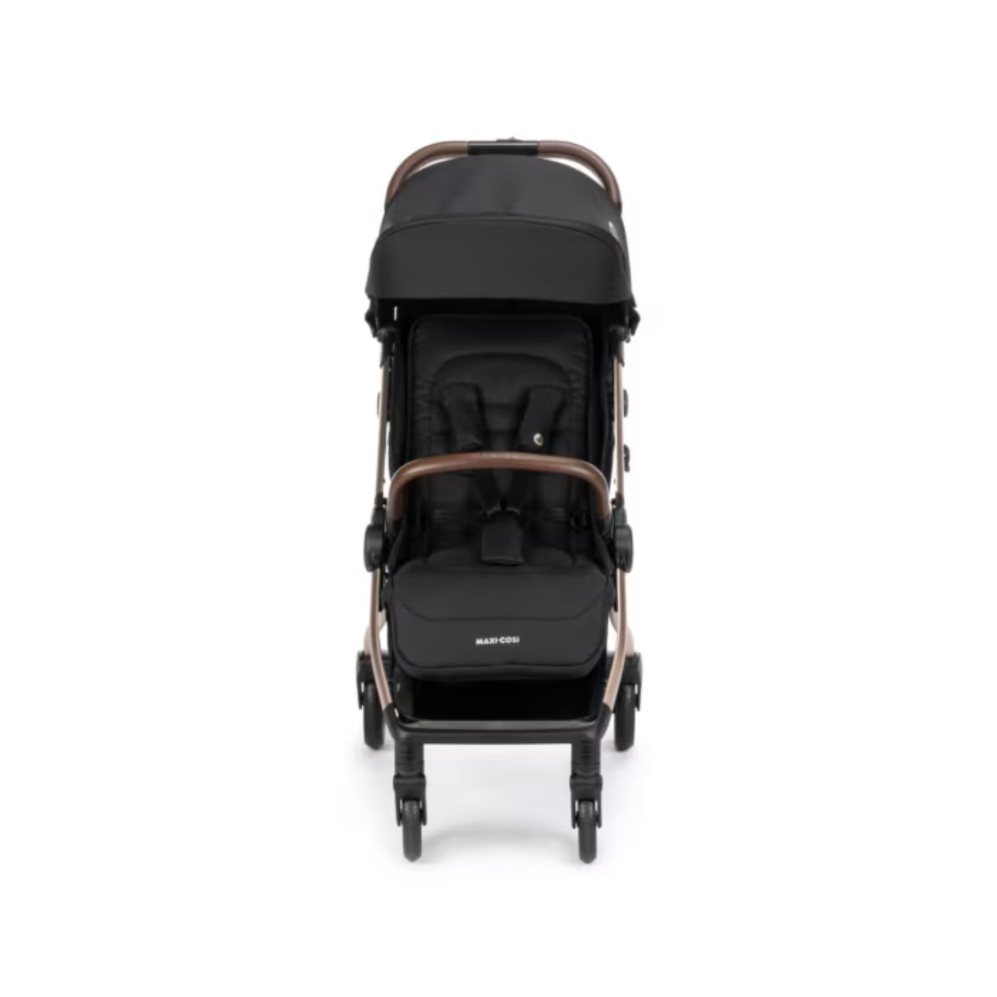 Coche Maxi Cosi negro frontal en ambiente familiar