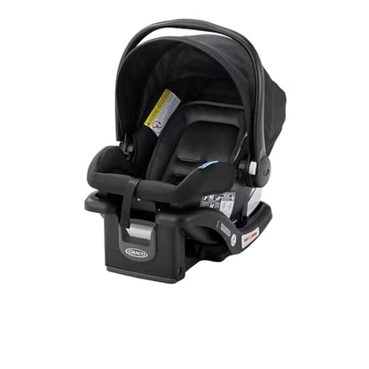 silla de auto Graco SnugRide 30 Lite negra, vista lateral para bebés
