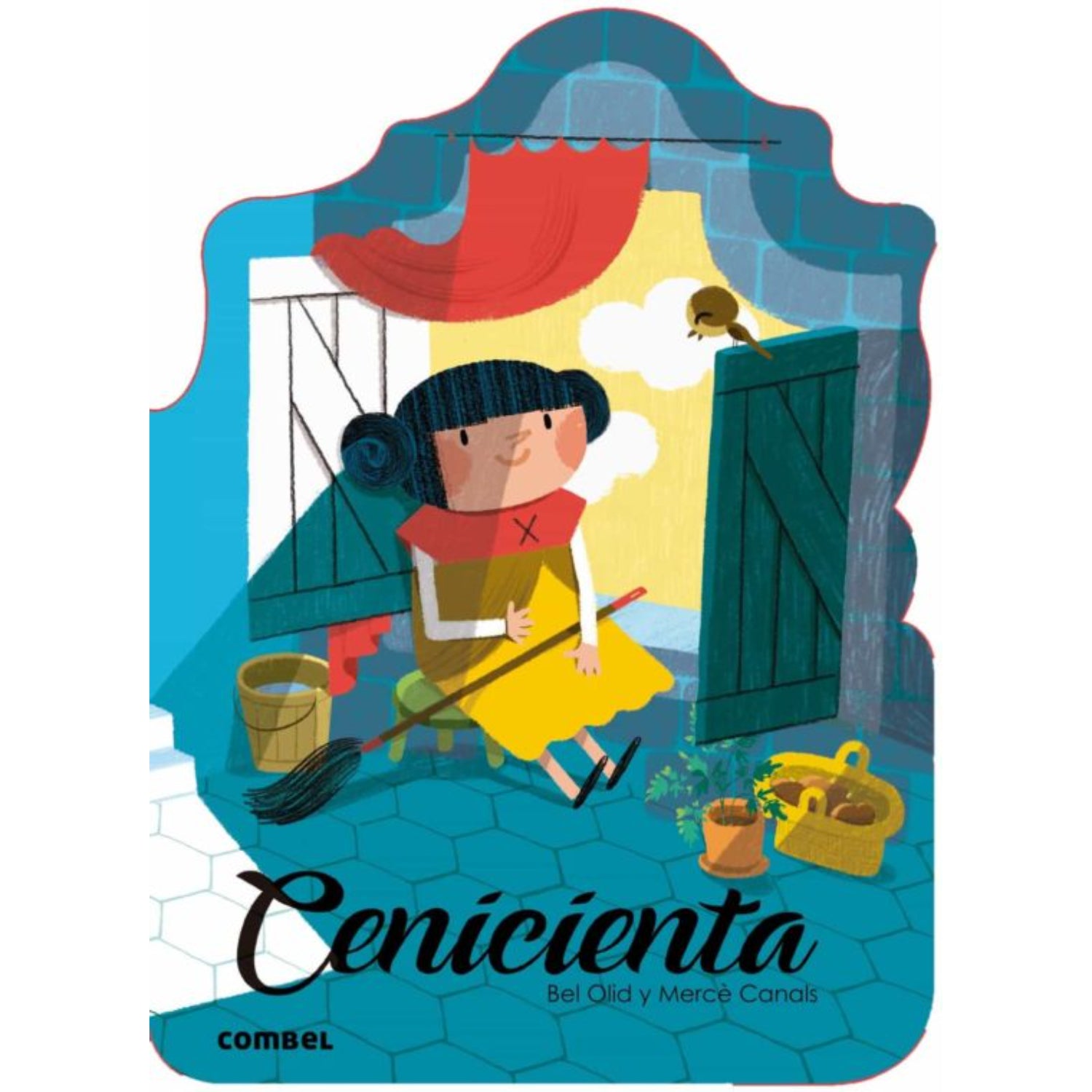 libro infantil Cenicienta ilustrado, portada colorida, cuento clásico para niños