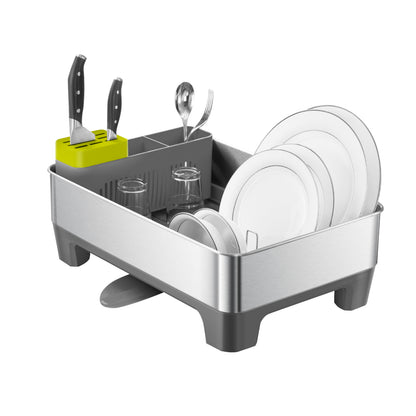 Compra escurridor de platos Honduras EKO modelo LL02 acero inoxidable con soporte para cuchillos y cubiertos