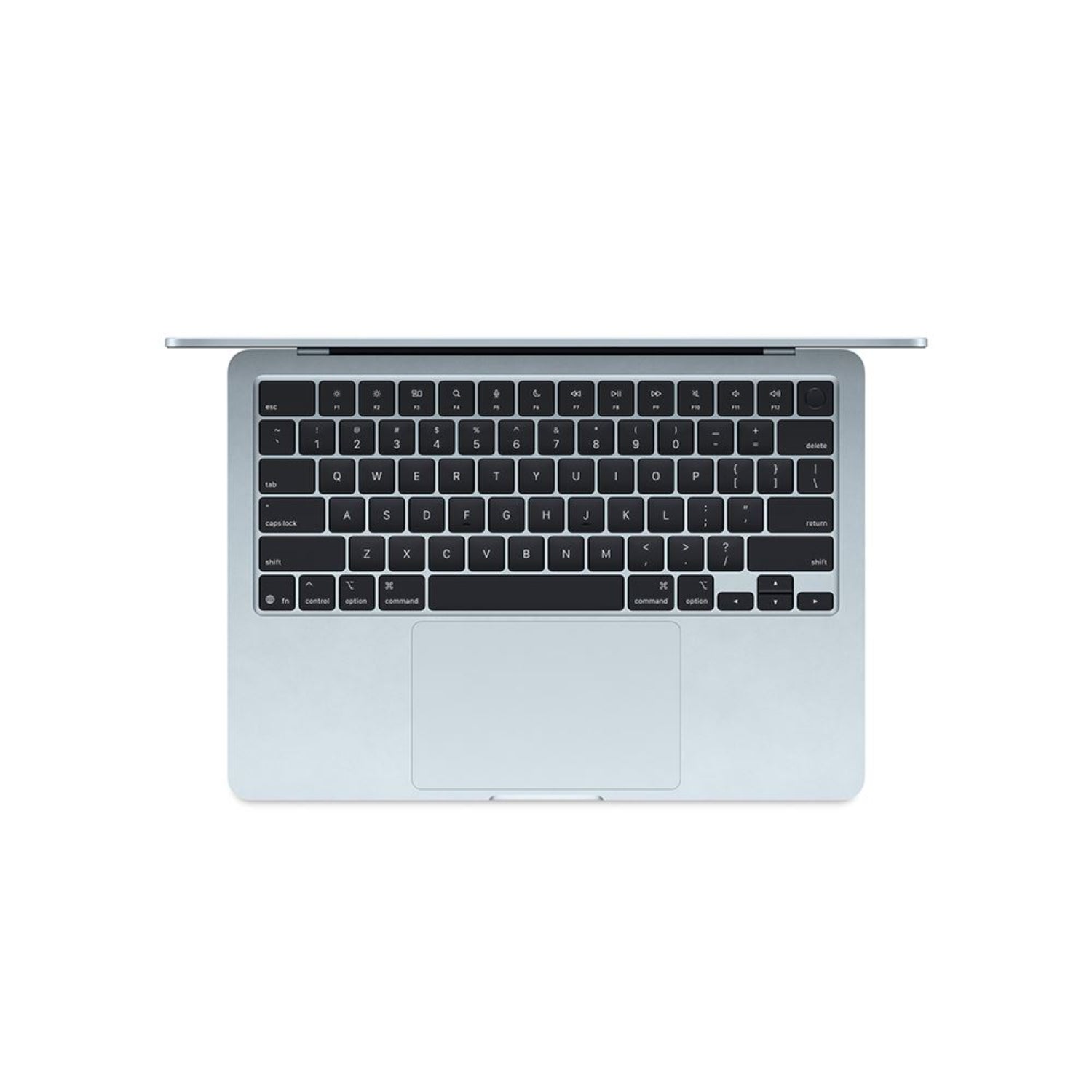 MacBook Air 2024 plata vista superior, ideal para comprar MacBook Air 2024 en Honduras