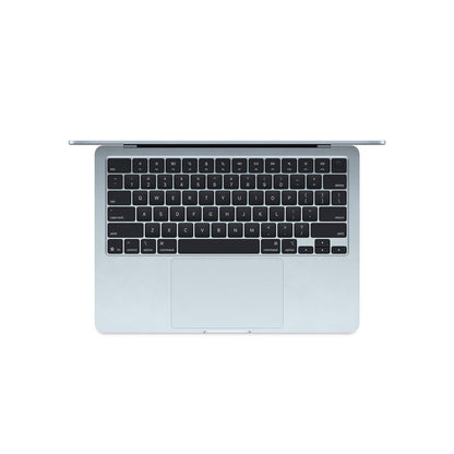 MacBook Air 2024 plata vista superior, ideal para comprar MacBook Air 2024 en Honduras