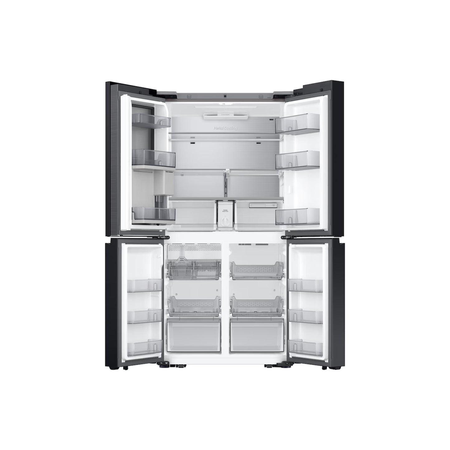 Refrigeradora grande Samsung de doble puerta, ideal para comprar refrigeradora grande en Honduras.