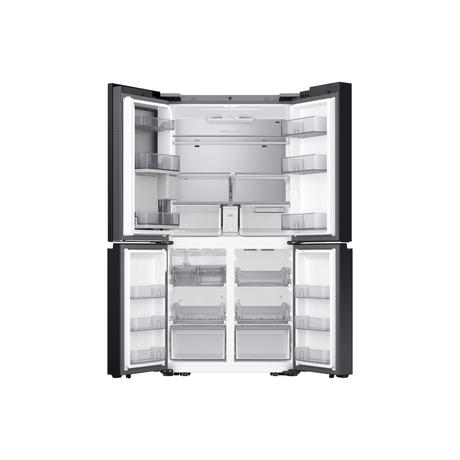 Refrigeradora grande Samsung de doble puerta, ideal para comprar refrigeradora grande en Honduras.