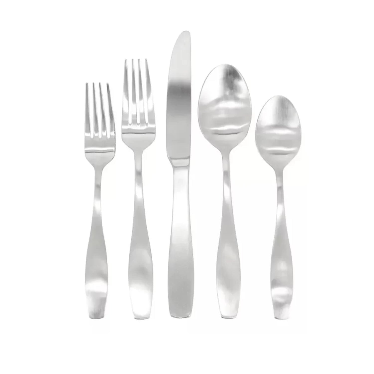 Utensilios de acero inoxidable GIBSON HOME, set de 5 piezas, elegantes y funcionales