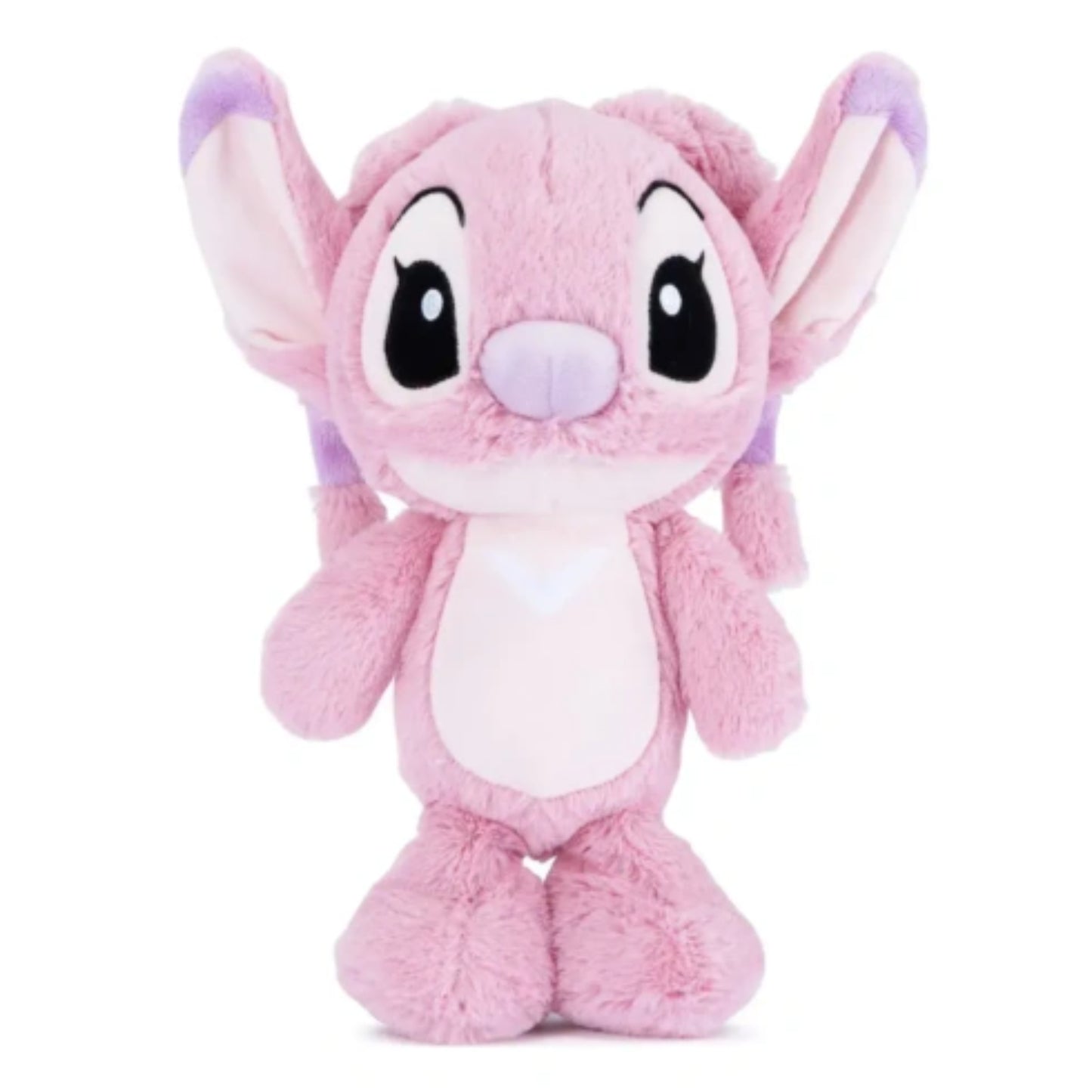 peluche rosa de Foster, vista frontal, juguete suave para niños