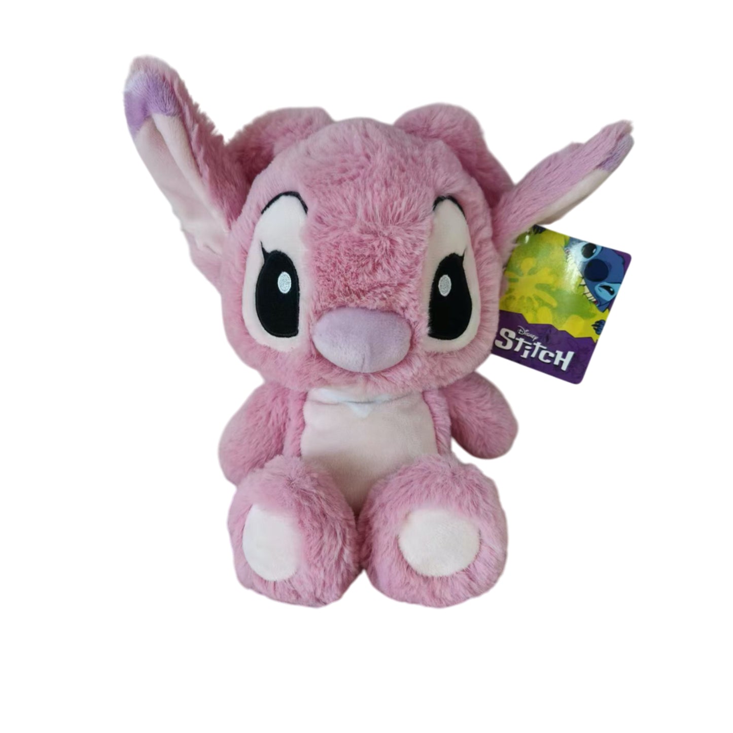 Peluche rosa de Stitch, vista frontal, suave y tierno para niños