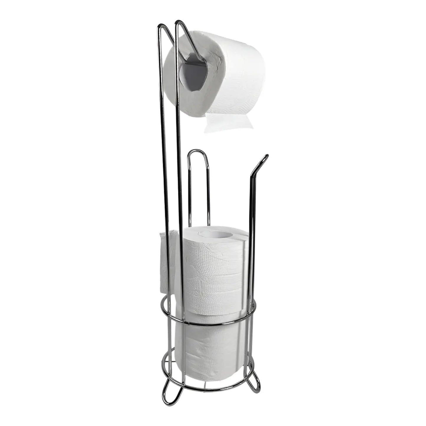 Dispensador de papel en acero inoxidable con soporte para rollos en cocina