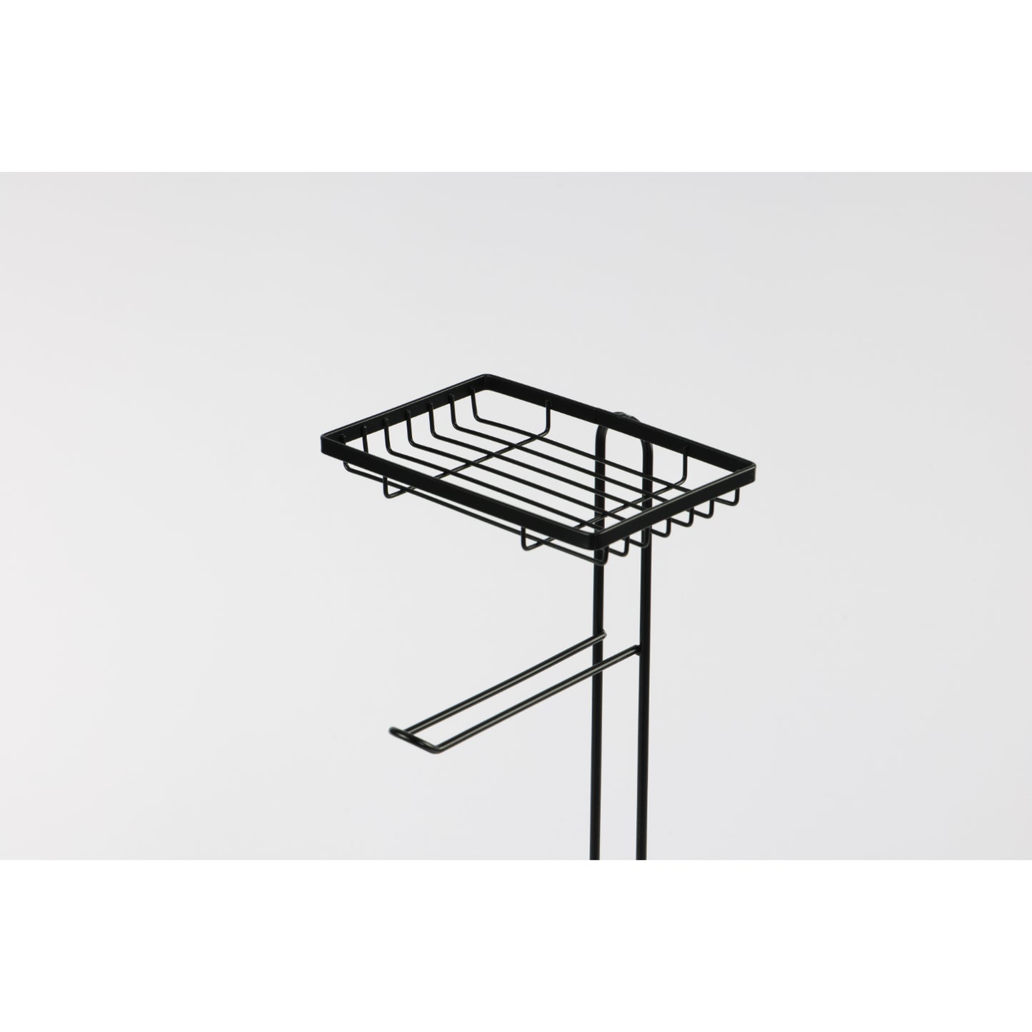 dispensador negro vertical, vista superior, ideal para organizar espacios