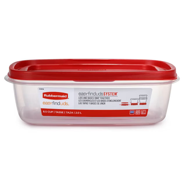 RECIPIENTE PLAST CON TAPA 85 TAZAS