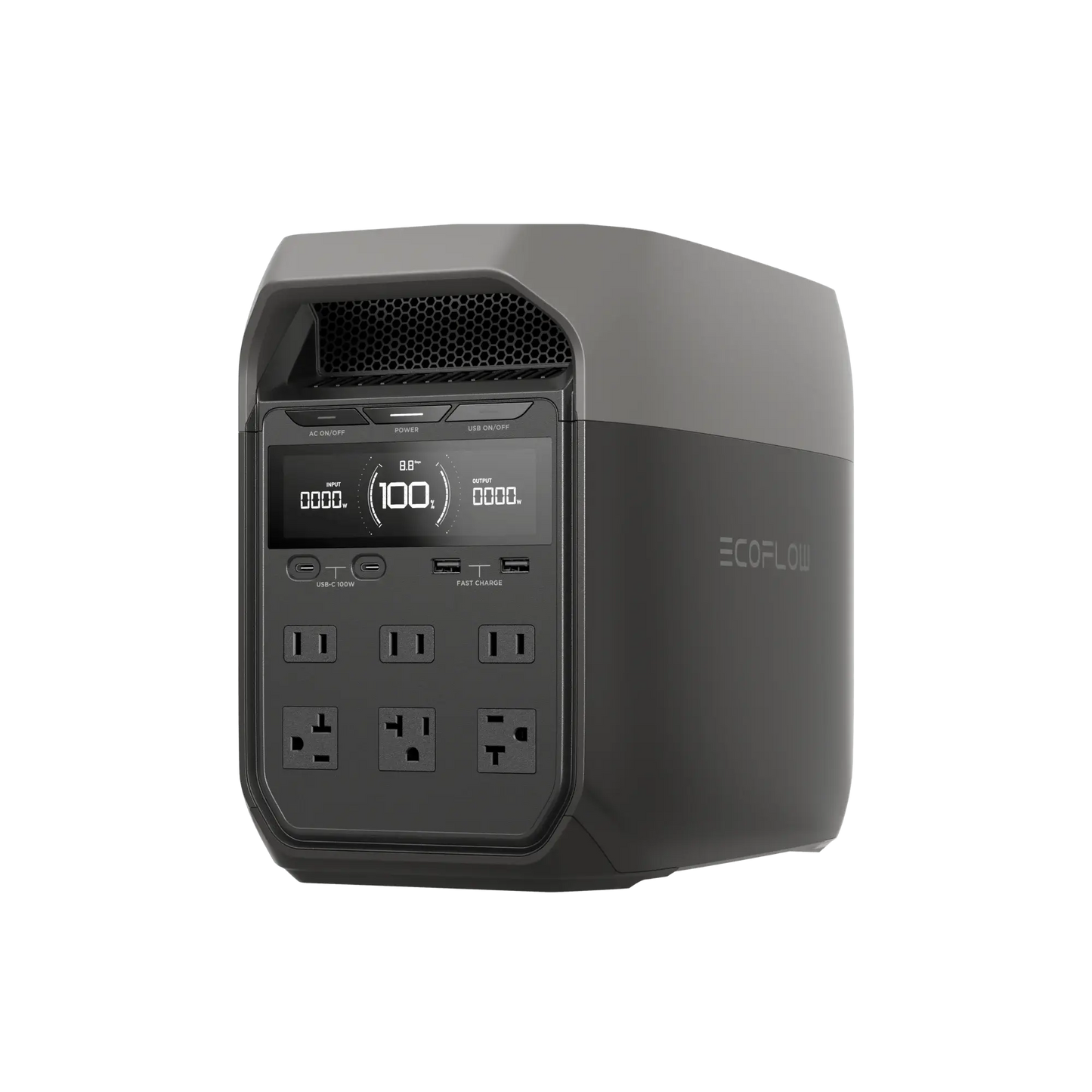 Estación portátil EcoFlow Delta 3 de 1800W: Energía sostenible y versátil