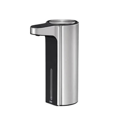 Dispensador automático de jabón EKO LL02 en acero inoxidable con diseño moderno y sensor táctil