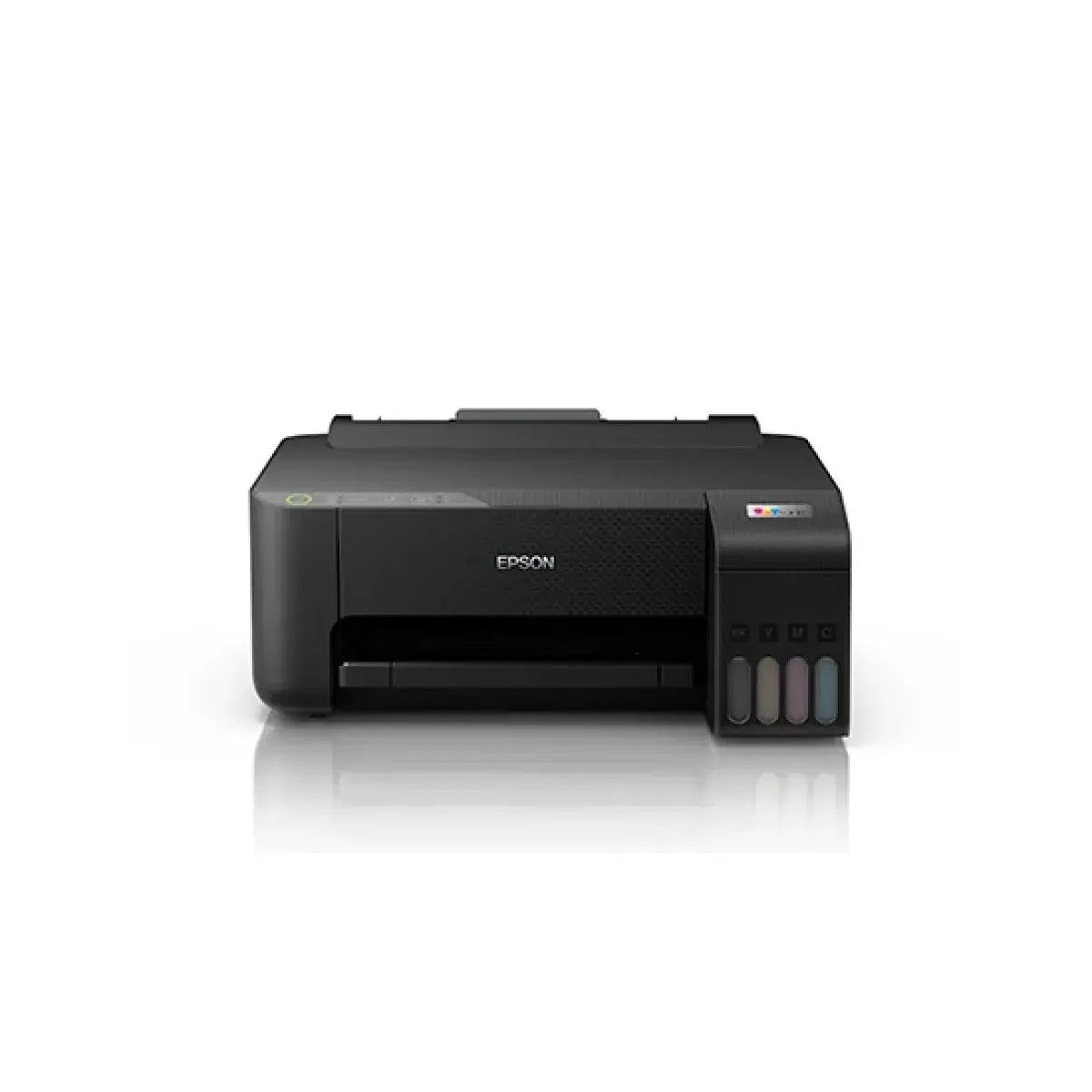Impresora Epson modelo LL0504 frontal con tanque de tinta y colores vibrantes