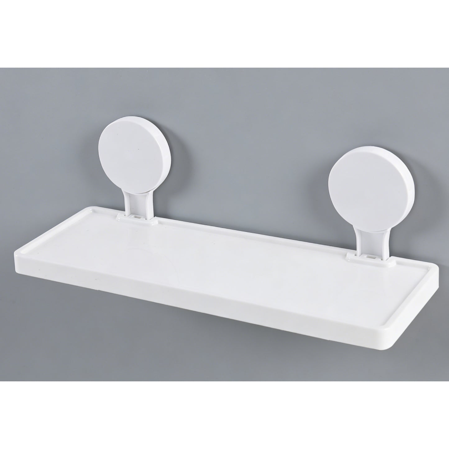 estante blanco frontal, decoración pared