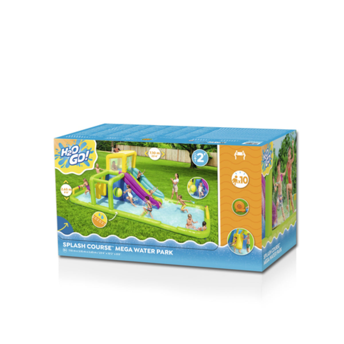 MEGAPARQUE ACUATICO INFLABLE 4.12X2.01M