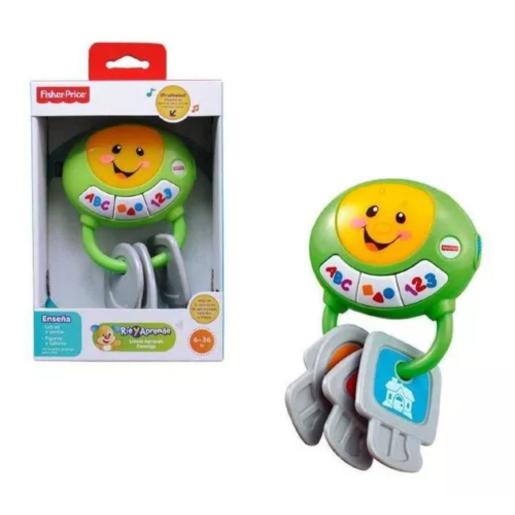 Juguete para bebés en forma de llaves, color verde, con sonidos y luces, caja incluida
