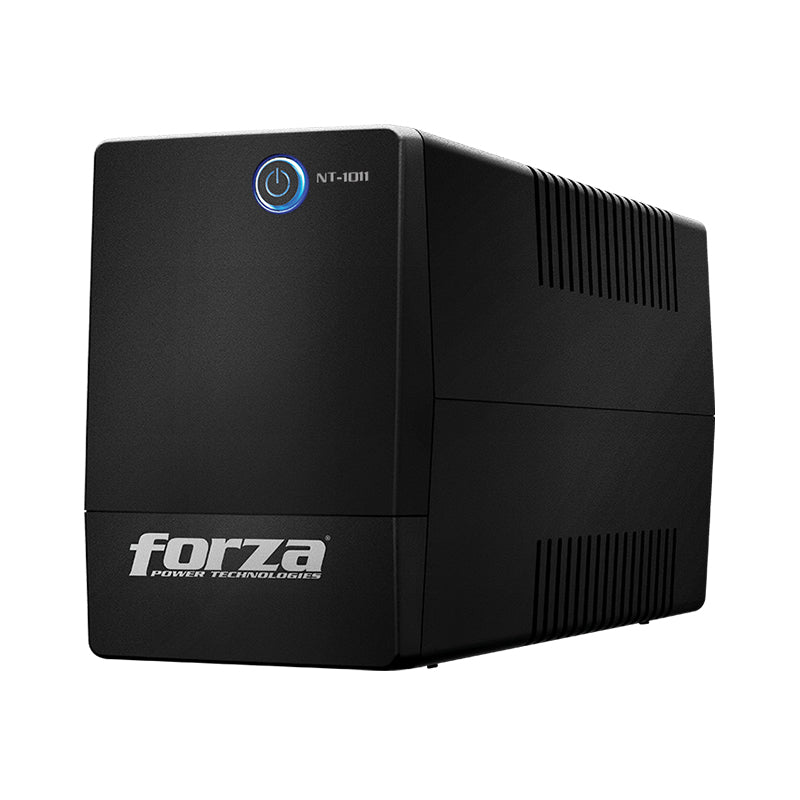 Batería UPS Forza 1000VA negra, ideal para respaldo de energía en dispositivos electrónicos