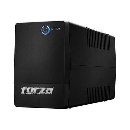 Batería UPS Forza 1000VA negra, ideal para respaldo de energía en dispositivos electrónicos
