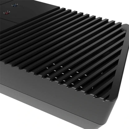 Regulador de voltaje 1000VA FORZA modelo LL05 en color negro con diseño compacto y ranuras de ventilación