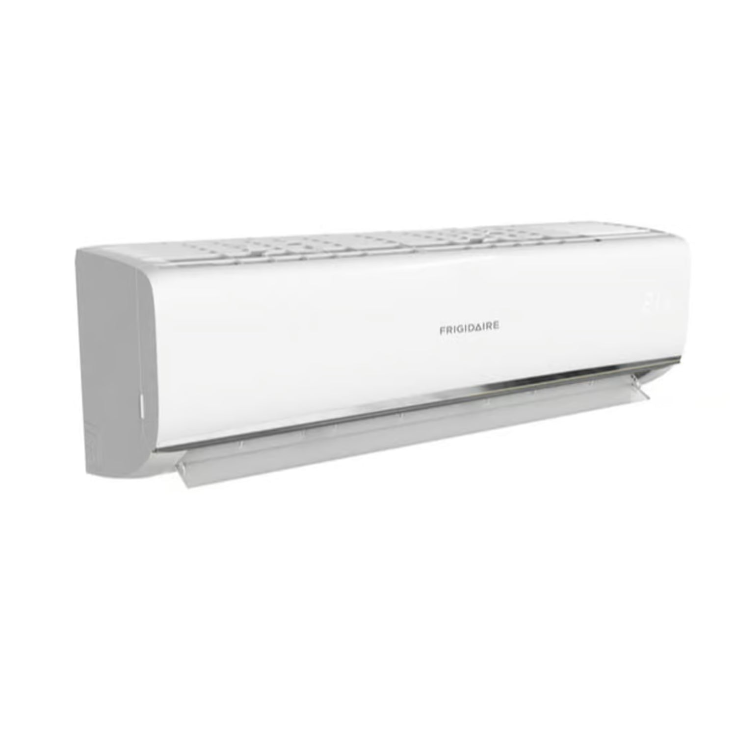 Aire Acondicionado Frigidaire blanco, vista lateral, ideal para enfriar espacios.