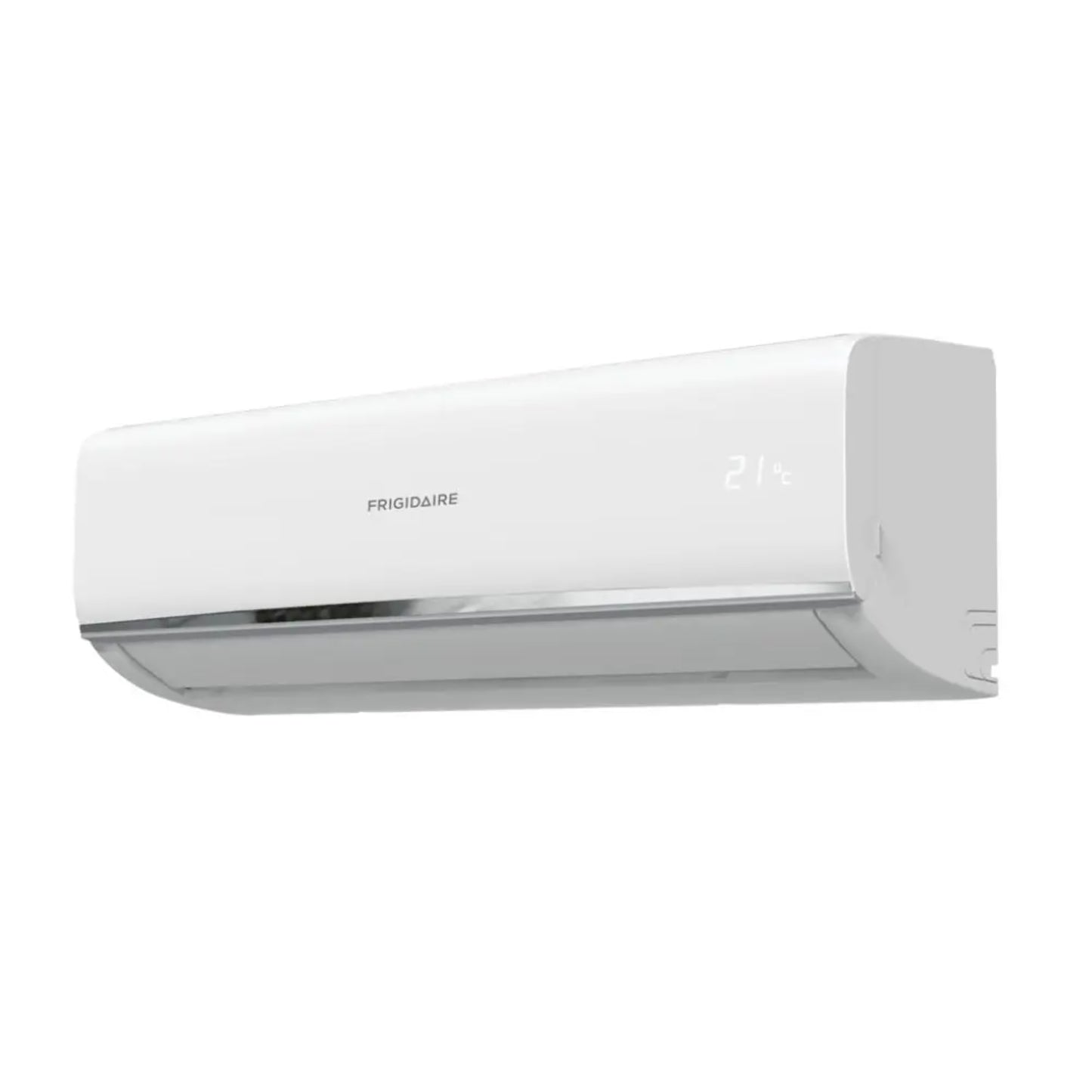 Aire Acondicionado blanco frontal, montaje en pared, ideal para climatización de espacios