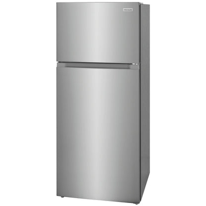 Refrigerador Frigidaire de acero inoxidable de dos puertas, ideal para comprar refrigerador Frigidaire en Honduras