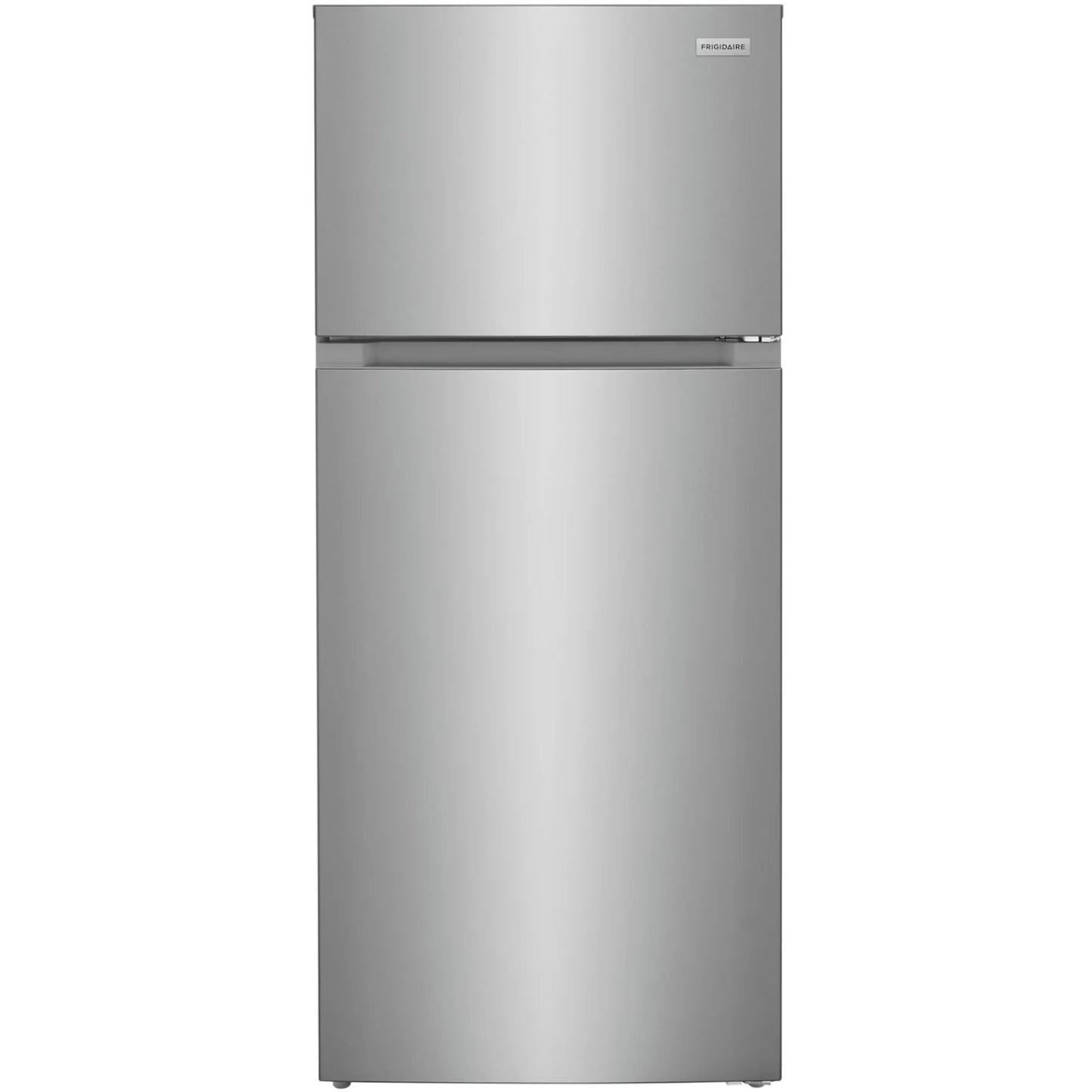 Refrigerador Frigidaire de dos puertas en acabado plateado, perfecto para comprar refrigerador Frigidaire en Honduras.