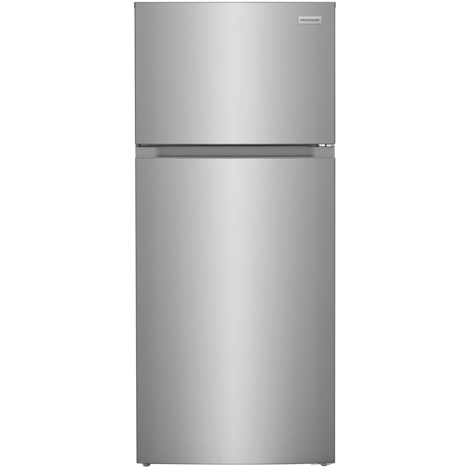 Refrigerador Frigidaire de dos puertas en acabado plateado, perfecto para comprar refrigerador Frigidaire en Honduras.