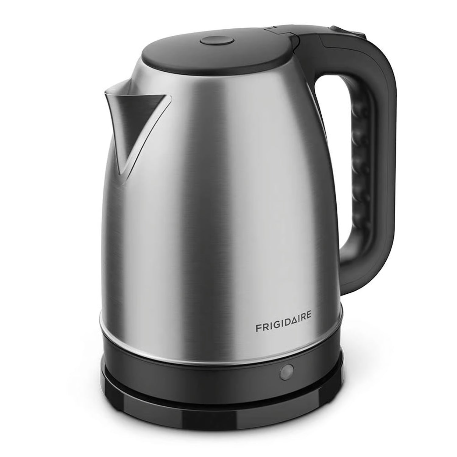 Hervidor de agua de acero inoxidable Frigidiaire, vista lateral en cocina moderna