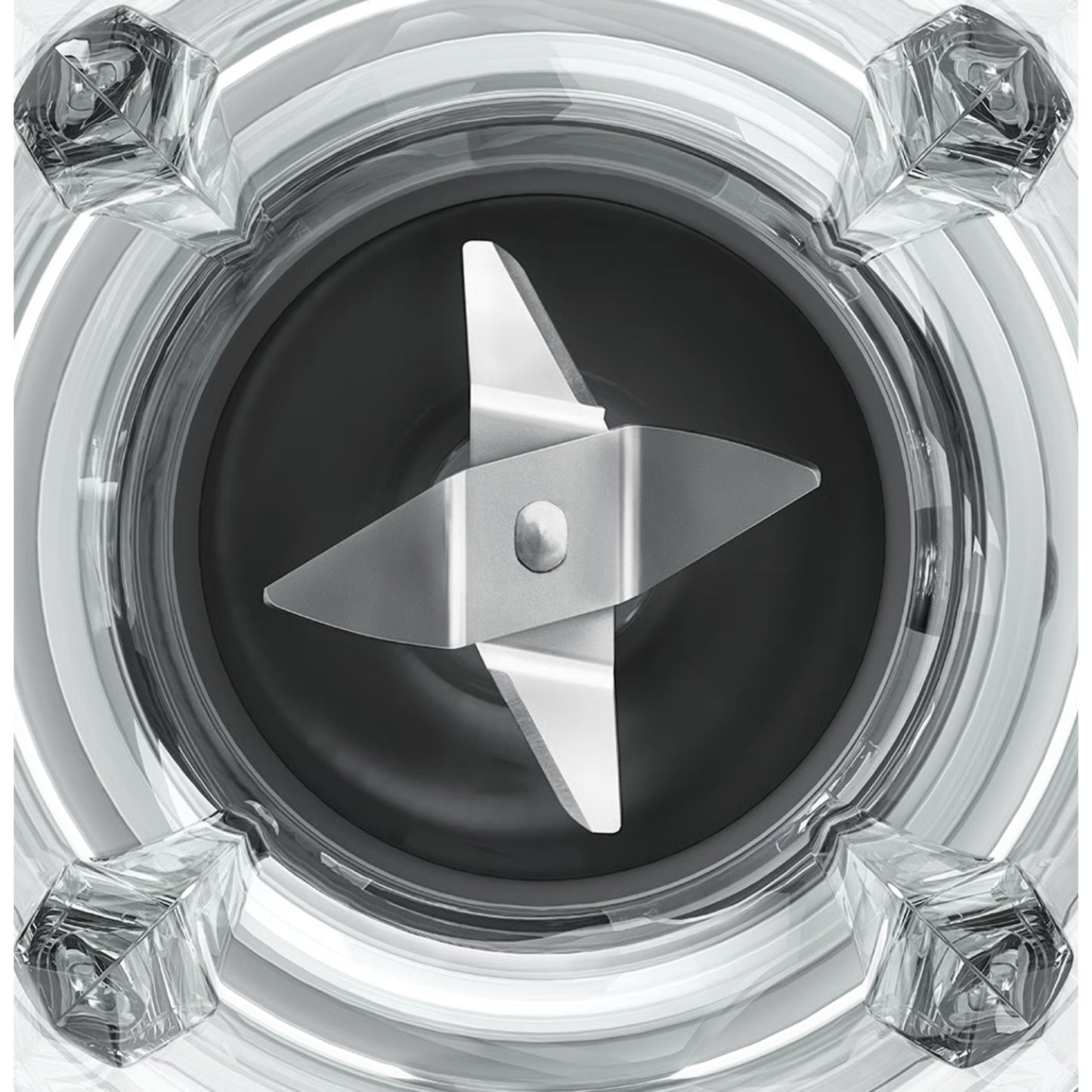 Cuchillas de licuadora Frigidaire 700W en vista superior, diseño robusto y eficiente