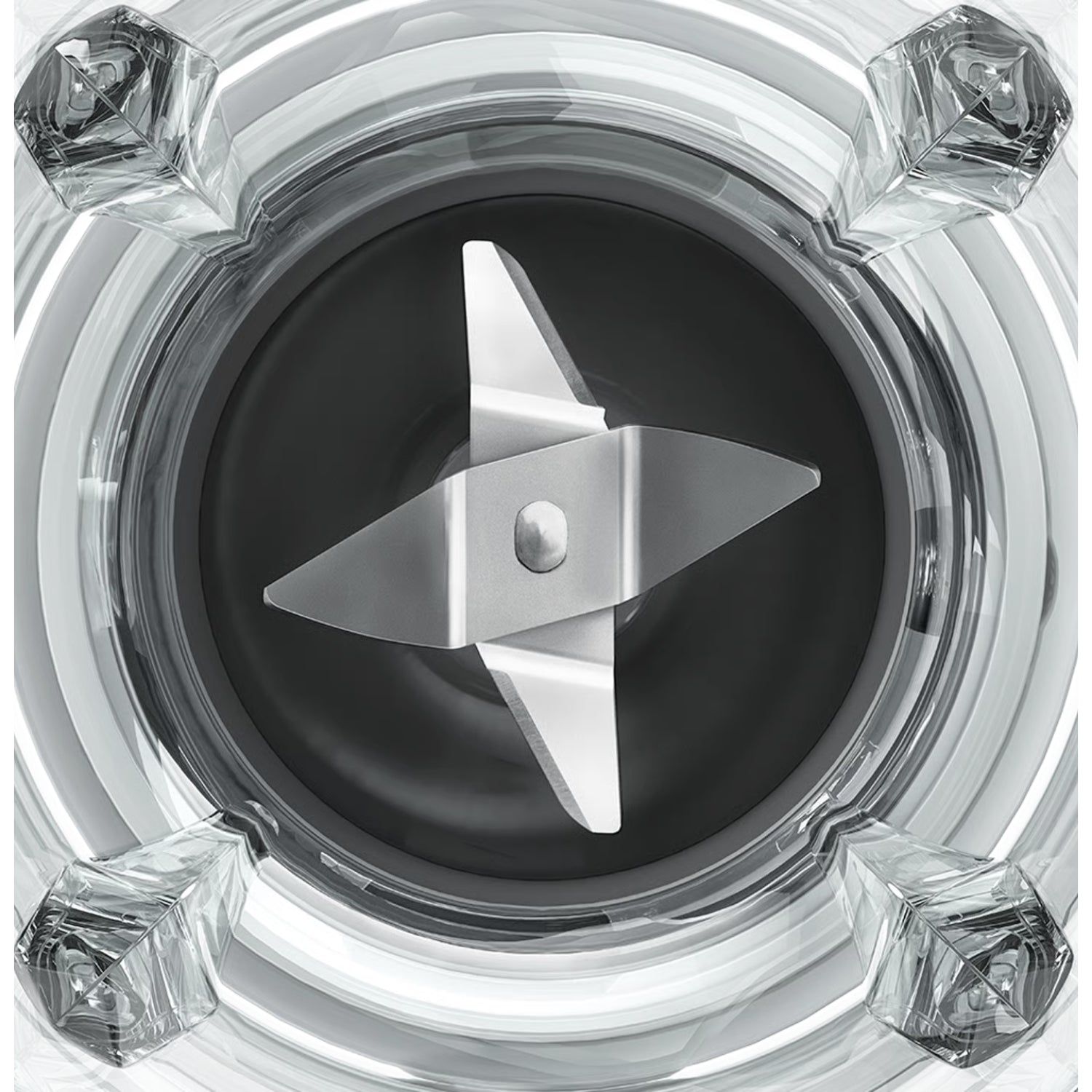 Cuchillas de licuadora Frigidaire 700W en vista superior, diseño robusto y eficiente