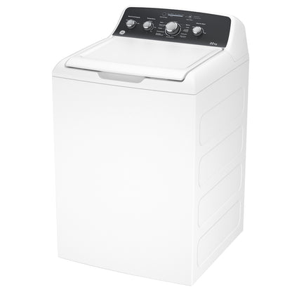 Lavadora GE 22kg alta capacidad de MABE color blanco con panel de control superior