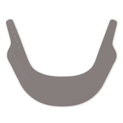 Gorro gris de BBLUV, vista frontal, diseño ergonómico