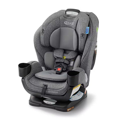 silla Graco Extender gris lateral, adecuada para seguridad infantil