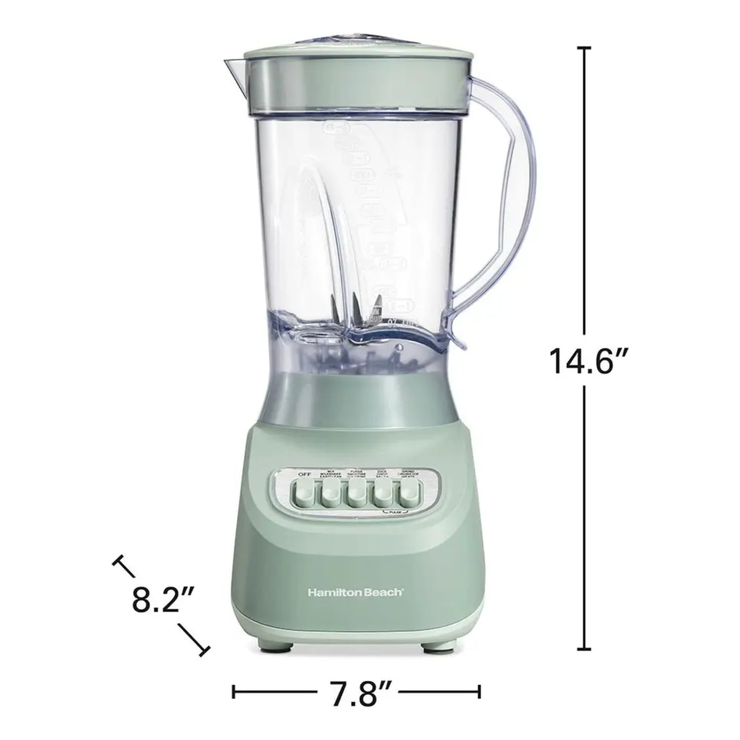 licuadora verde claro frontal, cocina moderna