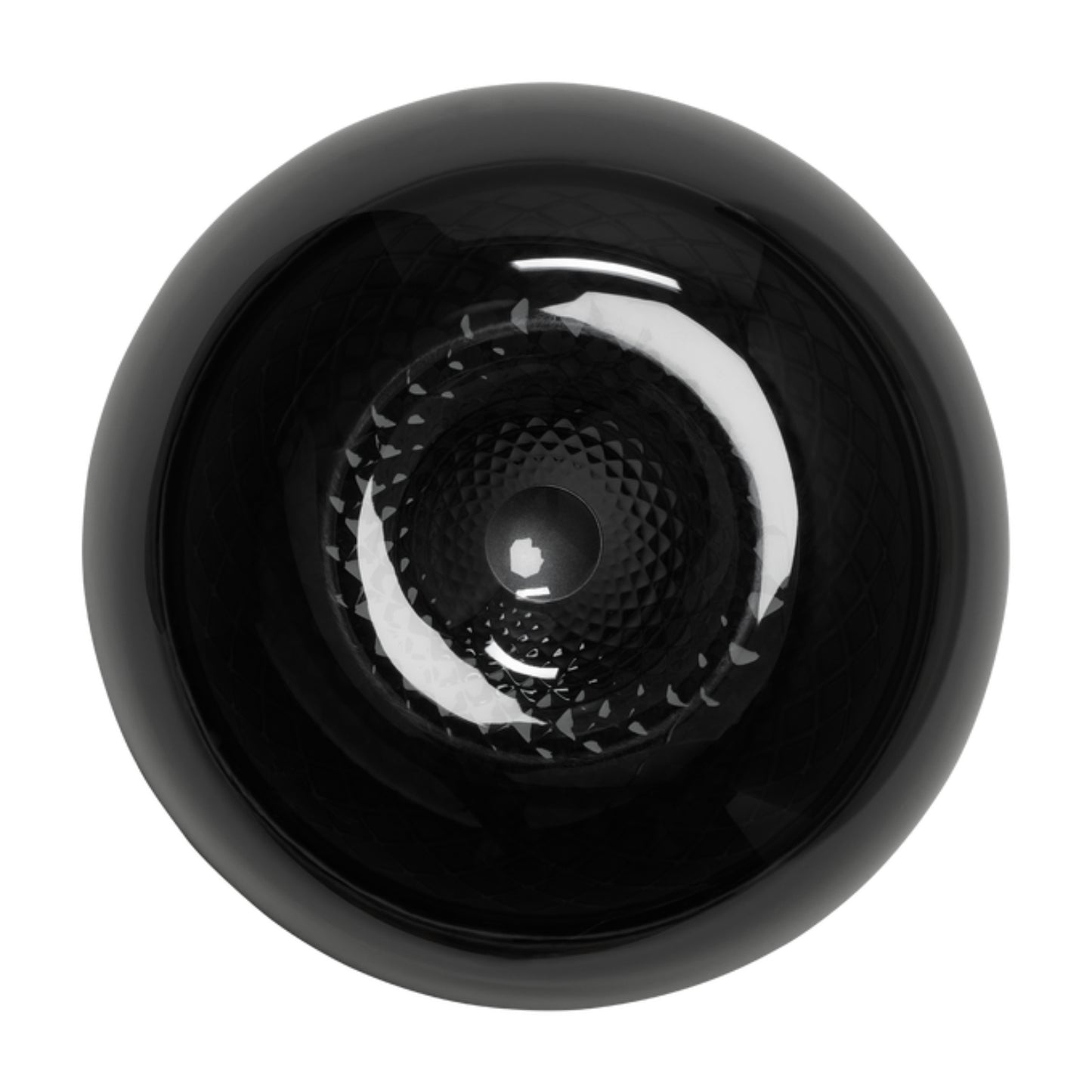 Parlante negro vista superior, diseño elegante y moderno