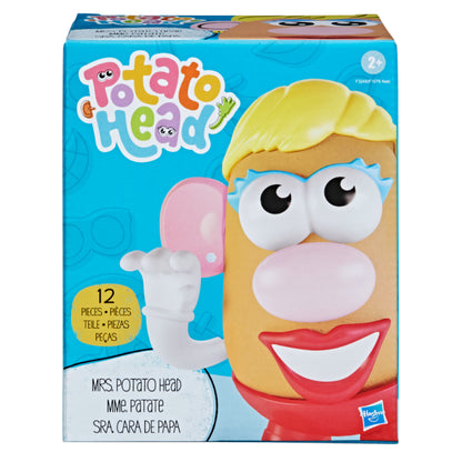 Caja de Sra. Patata con 12 piezas coloridas para jugar con Papa