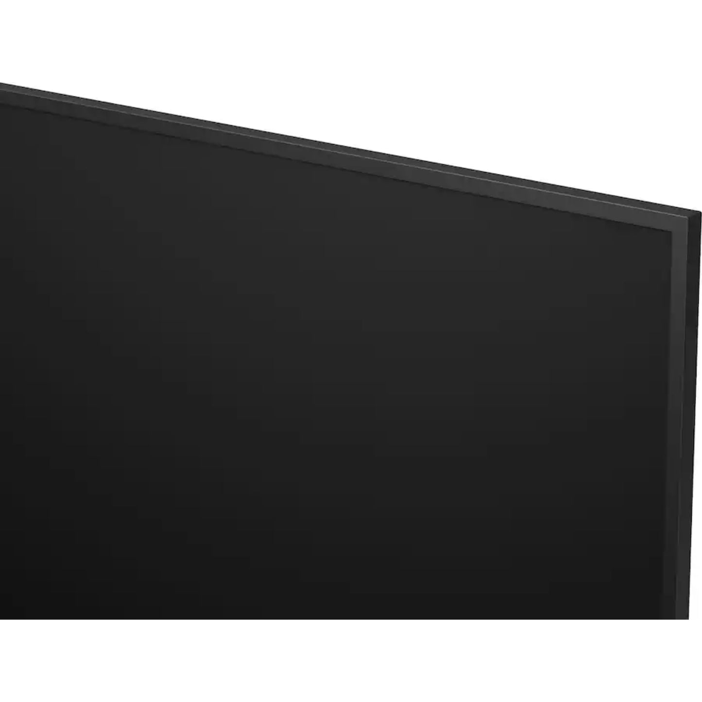 televisor qled Hisense negro vista lateral en sala moderna