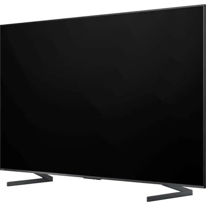 Televisor QLED negro de HISENSE con diseño elegante y pantalla grande