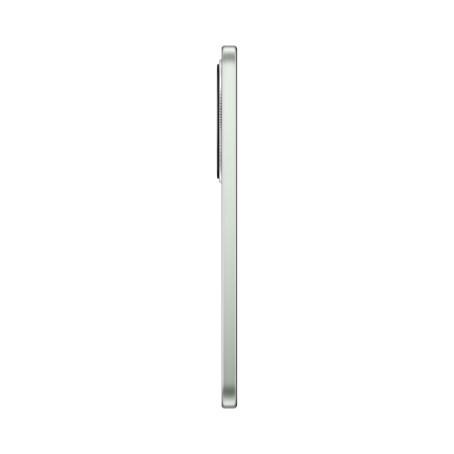 Celular Honor blanco, vista lateral, diseño delgado y elegante